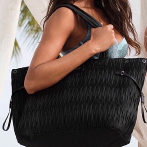 NEW Victoria’s Secret Large satiny tote - Picture 2 of 8